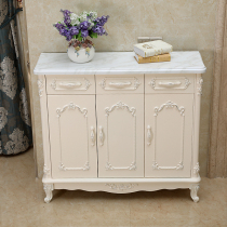 European imitation marble shoe cabinet simple entrance hall cabinet European shoe cabinet multifunctional shoe rack shoe cabinet living room household