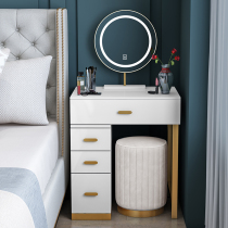 Light luxury dressing table bedroom modern simple storage cabinet integrated small apartment Nordic makeup table subnet red ins Wind