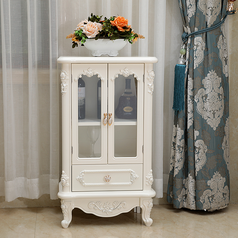 European wine cabinet Overall cabinet Pastoral dining cabinet 5 pumping cabinet European cabinet Storage cabinet Single-sided glass cabinet Tea cabinet