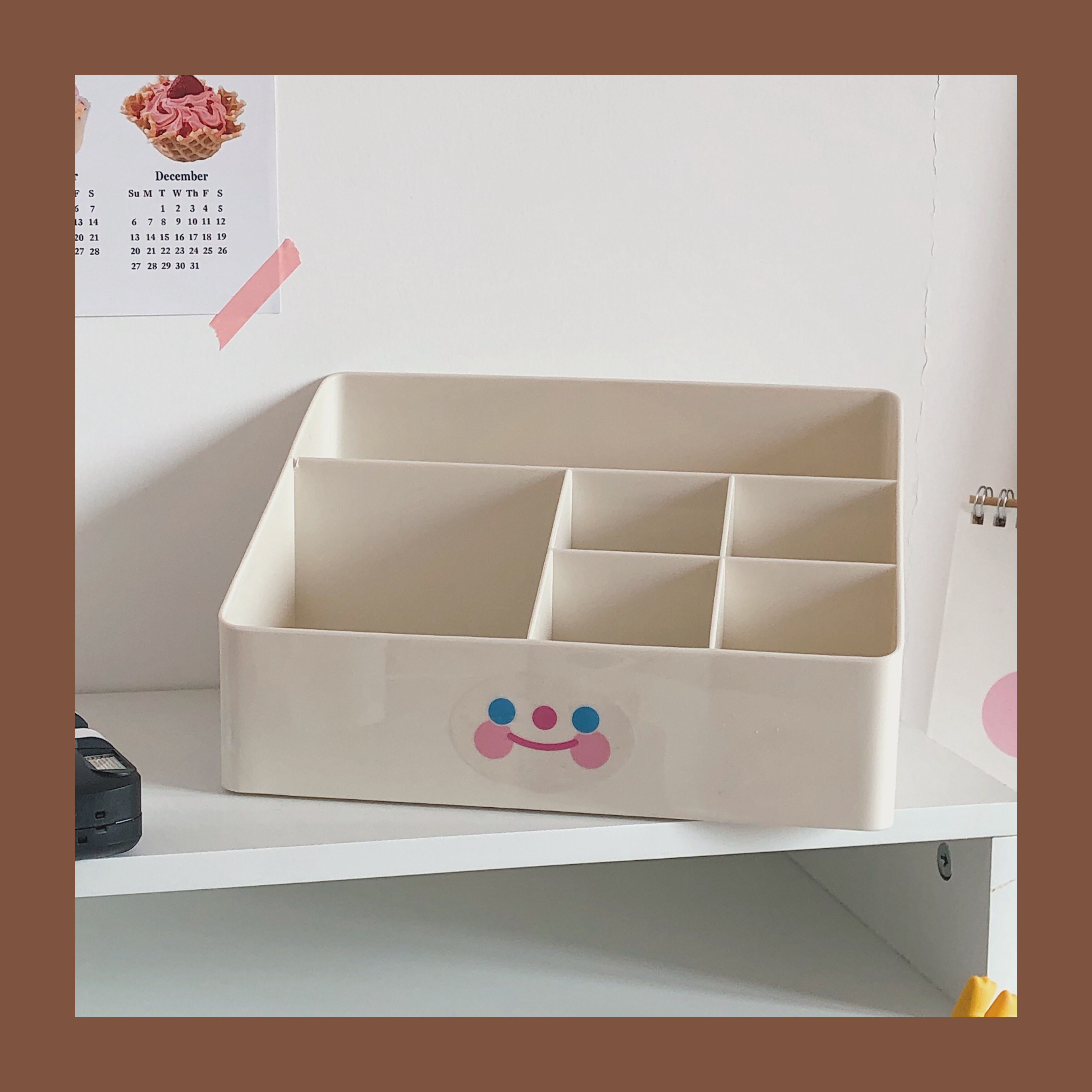 Desk transformation Korea ins simple partition desktop storage box finishing box Student cosmetics stationery storage box