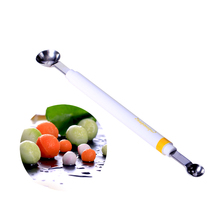 Double-headed miniature small ball digger fruit and vegetable digging tool hotel restaurant cooking chef supplies plate decoration carving