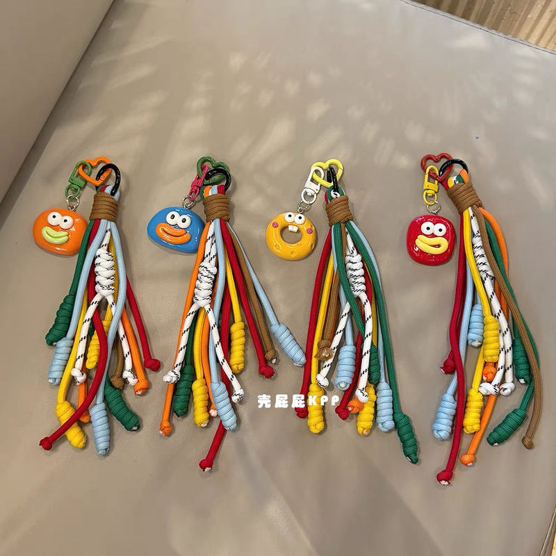 Pants Charms Decoration Rainbow Color Cute Quirky Sausage Mouth Colorful Korean Style ins Pack Charms Couple Backpack Keychain