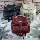 First layer cowhide small fragrant diamond chain backpack