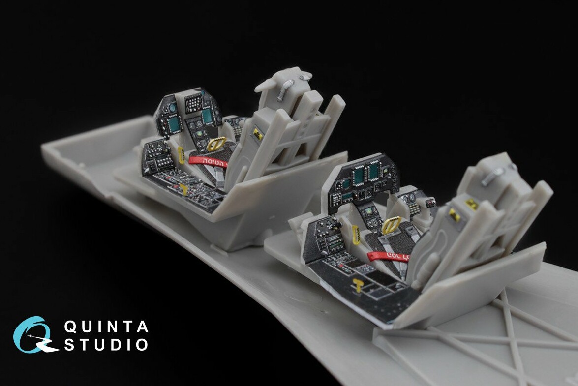 Модель самолета quinta studio 48046 1/48 f-16i 3d打印彩色座舱贴 配 长谷川 sutdio