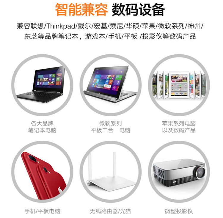 Máy tính xách tay sạc kho báu 19v ASUS HP Dell Dell Lenovo 20v dung lượng cực lớn máy tính điện thoại di động