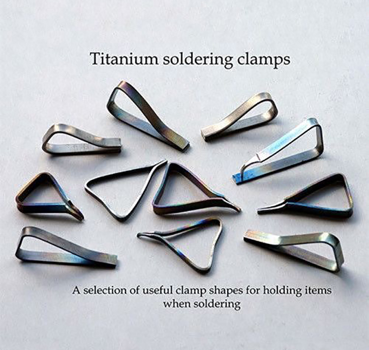 Welding Auxiliary Clamp Titanium Clamp Strip Alloy Clamp Welding Tool High Temperature Resistant Non-Deformable