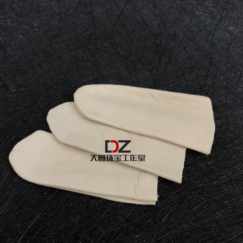 Sheepskin Finger Fingerstall Polished Hand Fingerstall Thermal Insulation Hand Fingertip Thickened Protective Fingertip Beating Gold Tool