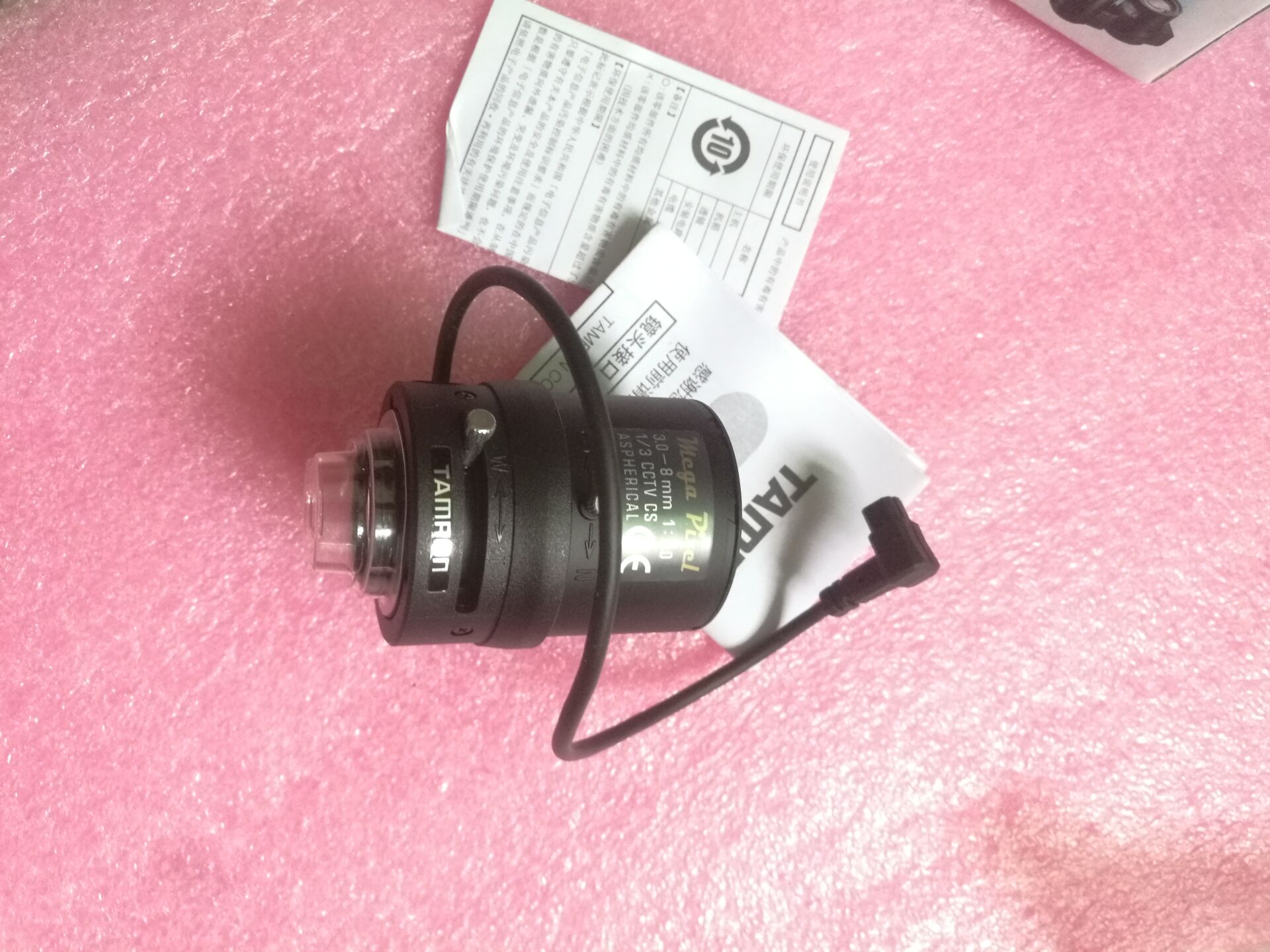 Original Tamron M13VG308 3-8mm megapixel HD lens manual zoom auto aperture lens