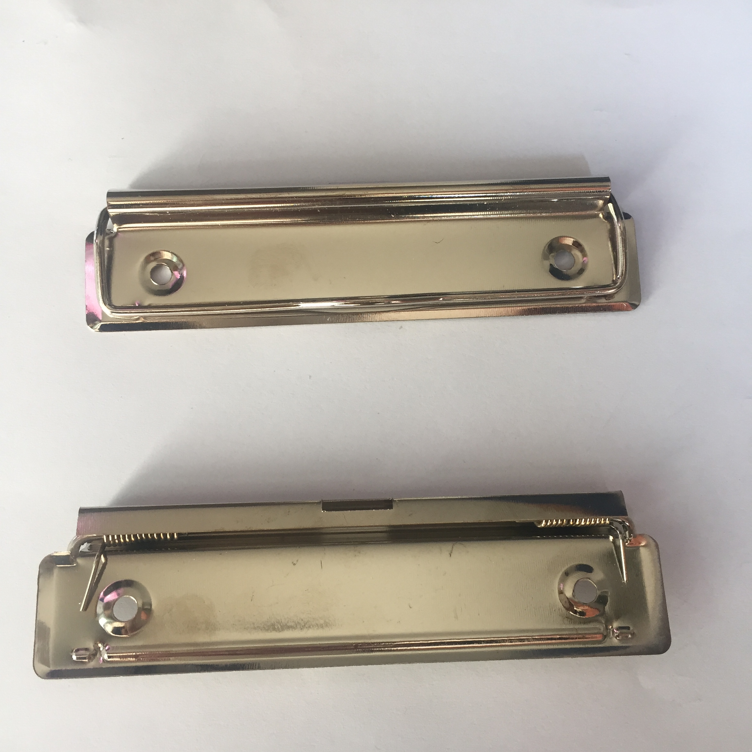 IRON WATCH PLATE CLIP 100 * 30mm PLASTIC CASE CARD CLIP 304 STAINLESS STEEL WATCH PLATE CLIP Turn Box Label Clip