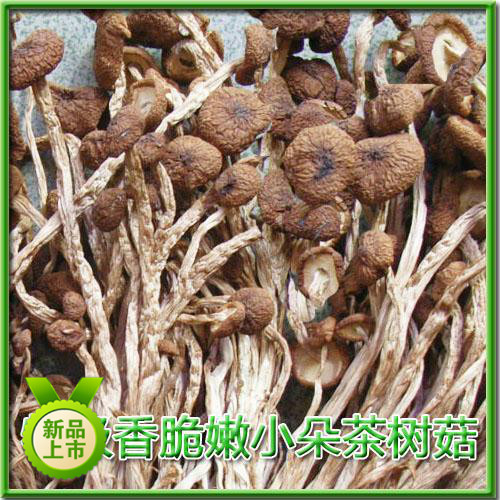 Special grade tea tree mushroom dry goods 250g bulk weighing small flowers without umbrella, fresh, crispy and tender, Fujian Wuyishan Shaowu specialty