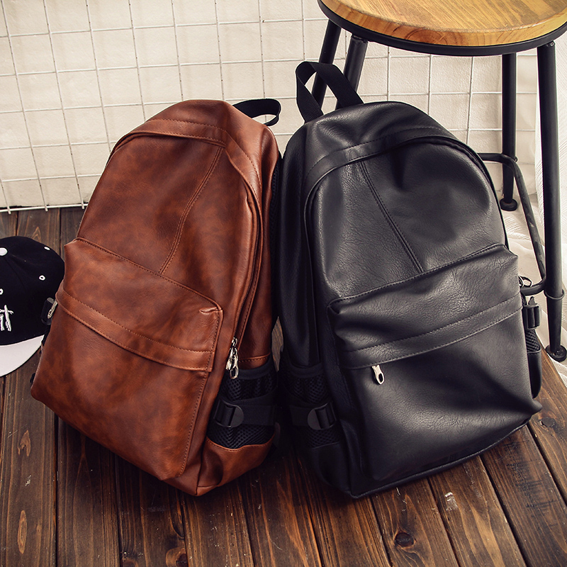 New trend man carries new street cortex shoulder carry college wind student bag package travel bag