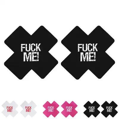 Body jewelry disposable breast stickers cross letters white rose red black anti-light nipple personality sexy