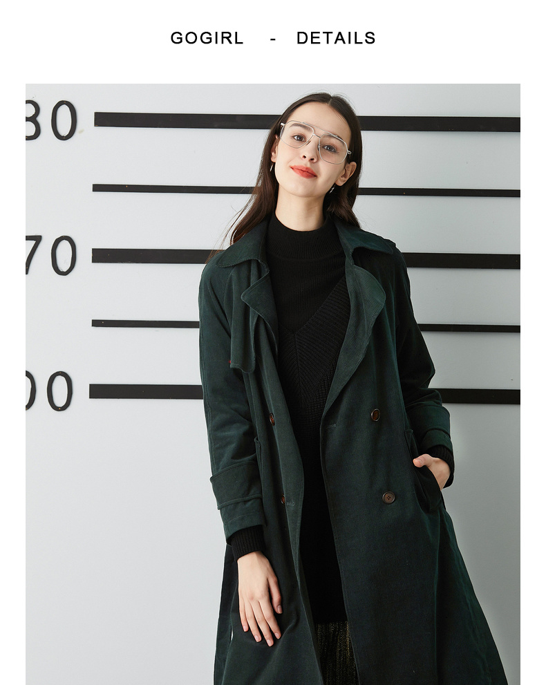 Trench pour femme GOGIRL en Coton - Ref 3226901 Image 14