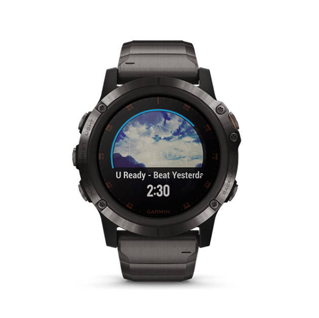 Garmin Fenix 5X Plus Flagship Running Pace Marathon Cycling Outdoor Endurance Watch