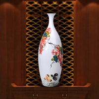 Jingdezhen Ceramic Big Vase Living Room Langle Средняя белая фарфоровая бутылка Слэша современная рука с рукой