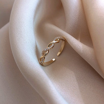 Hong Kong (designer) RVY 2021 New ring female fashion personality light luxury exquisite simple cold trend