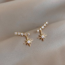 Hong Kong (designer) RVY 2021 New Tide eight Awang star earrings female light luxury niche advanced earrings
