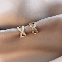 Hong Kong (designer) RVY 2021 new fashion fashion earrings female summer temperament Net red light luxury earrings