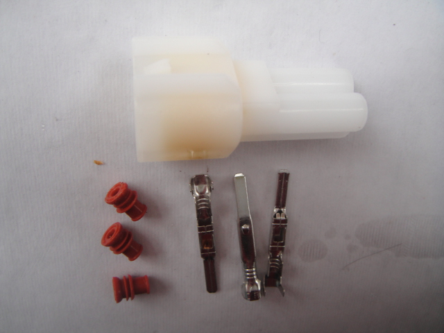 Đầu nối chống nước 3 dây Cắm và ổ cắm Vỏ nhựa phím Đầu nối ô tô 7031Y-2.3-11 - Âm thanh xe hơi / Xe điện tử máy hút bụi bơm lốp ô tô