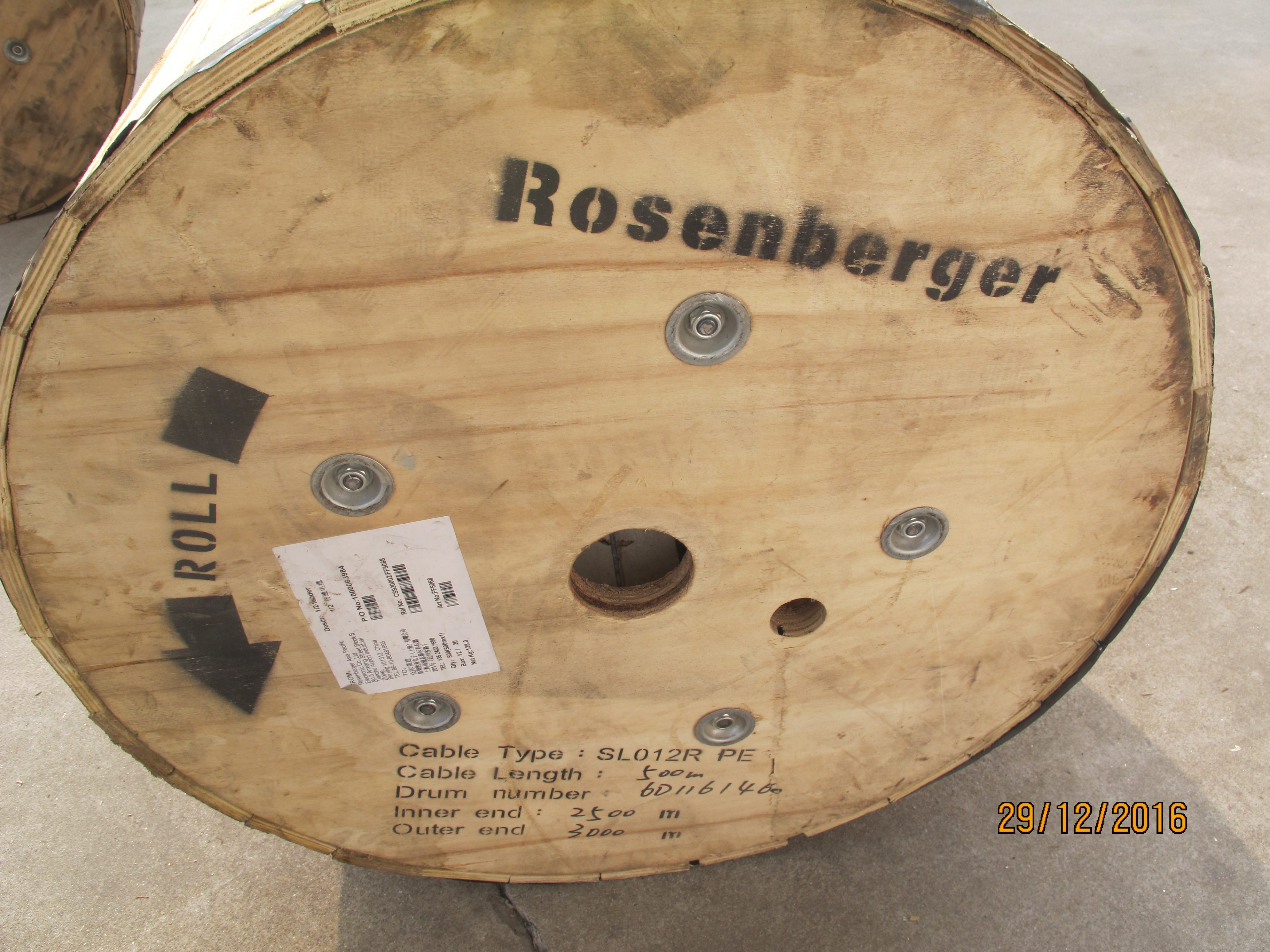 High-quality Rosenberger 1 2 hard feeder Rosenberg feeder head connector 50-12