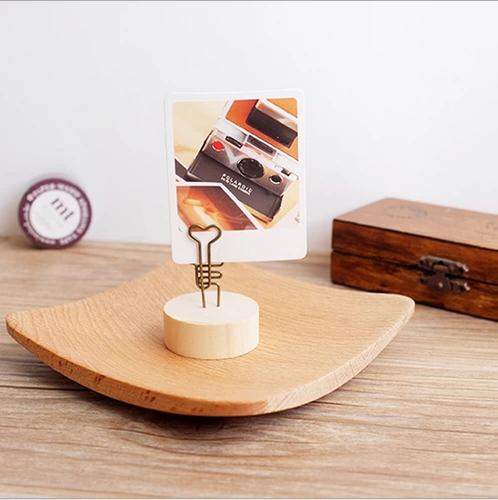 品唐 Ретро деревянные канцтовары, металлическая фотография для визитных карточек, японские и корейские