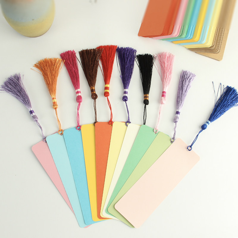 Blank bookmarks Paper hand-painted cards Handmade diy material packs Self-made creative small fresh students use Teacher's Day gifts to send teachers