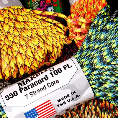 Imported from the United States ATW third generation 7-core umbrella rope safety rope 550 military Paracord knife rope tail rope
