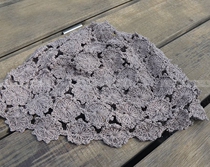 Hat female original linen hat hand woven hand hook hat knitted hat art fan retro pure Hand Hollow hook flower