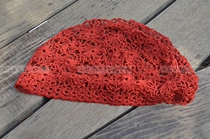 Original 2019 linen knit hat couple hat cap cap original design parent-child hat pure hand woven hand hook