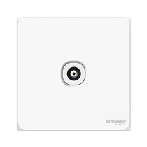 Schneider TV socket wall concealed switch socket TV panel closed circuit one cable TV computer socket