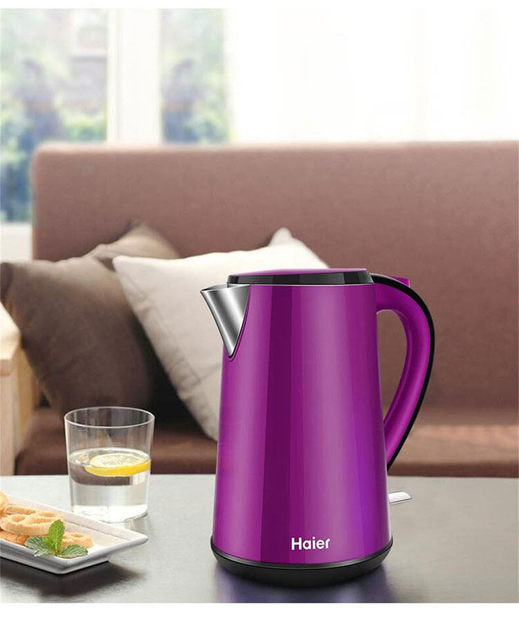 Haier open kettle home dormitory fast electric kettle large capacity 304 stainless steel automatic power outage special price