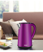 Haier open kettle home dormitory fast electric kettle large capacity 304 stainless steel automatic power off offer