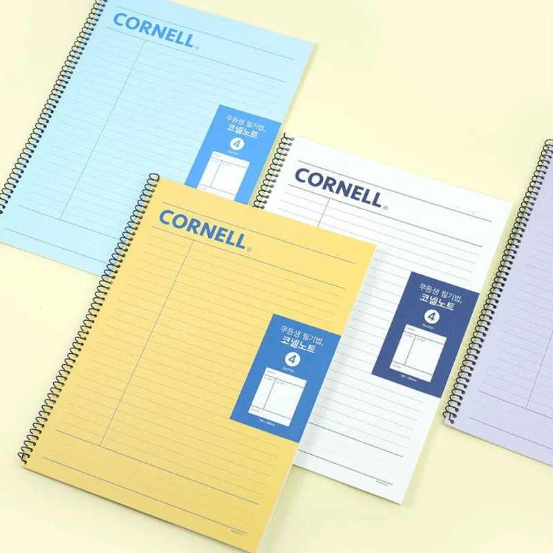 Южная Корея Pinkfoot Simple B5 Cornell Notebook, класс, обучение, схема, Ben Ben Mesh Incorpoted Notepad Book