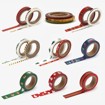 DailyLike Korean Christmas series and paper no trace decorative tape diary Handbook DIY cute sticker