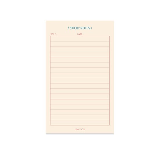 Iplaybox stationery simple tearable note book office study memo record message to-do list