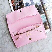 plepic Korean fashion solid color portable glasses bag women carry sunglasses bag sun glasses storage bag