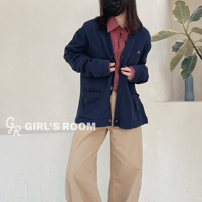 [Self-Coordinated Outfit] Vivienne Westwood 26 Early Spring Cashmere Casual Cardigan Sweater