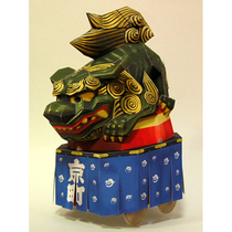 Kirin Lion Festival Float 3D Paper Model DIY Handmade Childrens Origami Toy Ornament Decoration
