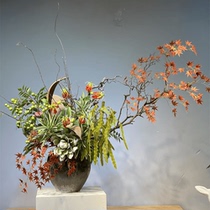 Home decoration sales department tea room artificial flowers hotel new Chinese style artificial flowers lobby floral model room new year flowers