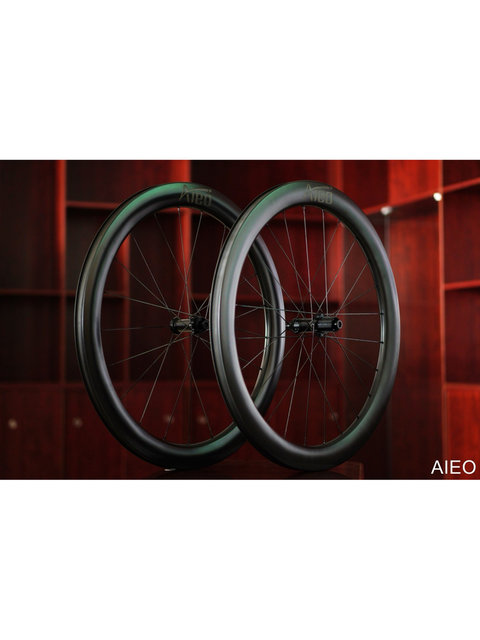 AIEO brand wheel set carbon wheel set melon wheel set ratchet disc brake rim brake ultra-light road carbon fiber wheel set