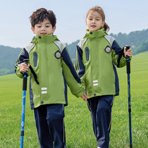 School uniforms for primary school students spring autumn and winter childrens three-piece kindergarten uniforms childrens class clothing outdoor sports