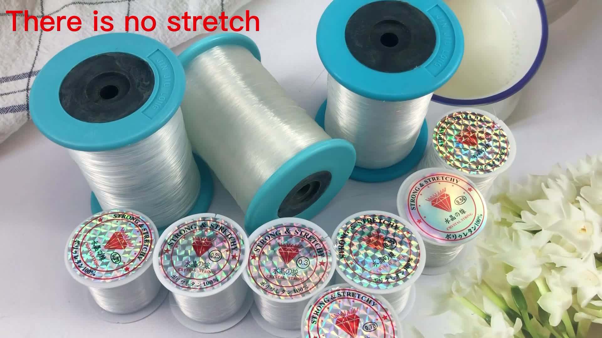 Fishing Line Nonelastic Clear Crystal Beading String Thread Cord For