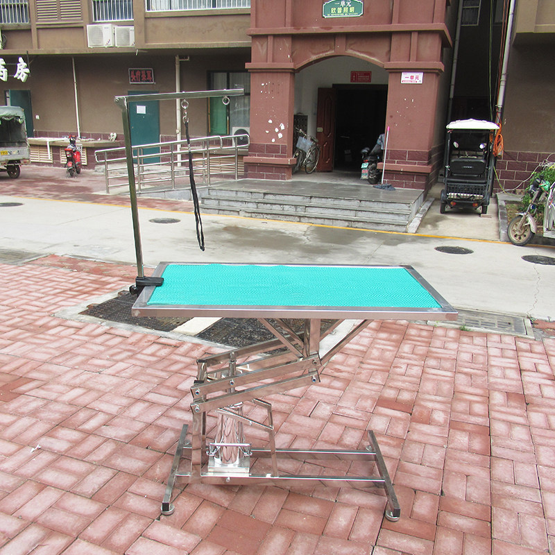 Pet Grooming Table Dog Cat Shape Folding Portable Trimming Hair Blowing Pet Shop Hydraulic Lifting Grooming Table