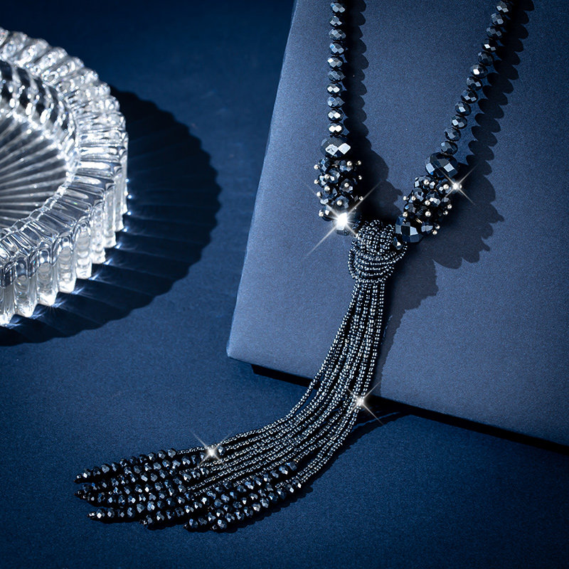 Stream Suo Decoration Necklace Sweater Chain Woman 2023 New exploits Long style Superior Sweater Pendant Accessories Accessories Woman Pendants-Taobao