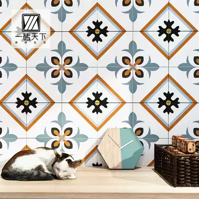 Nordic non-slip color kitchen tiles 200times 200 Powder room bathroom toilet Balcony background wall tiles Floor tiles