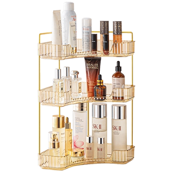 Shuangqing cosmetics light luxury style storage box storage shelf