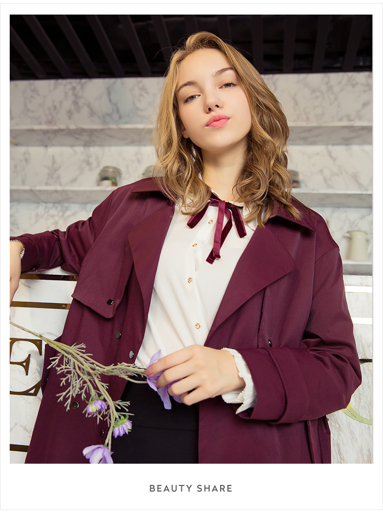 Trench pour femme LAGOGO    en Nylon - Ref 3226386 Image 7