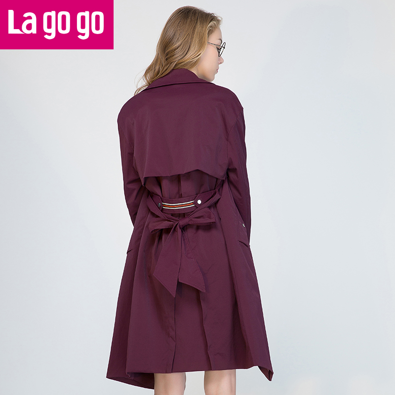 Trench pour femme LAGOGO    en Nylon - Ref 3226386 Image 3