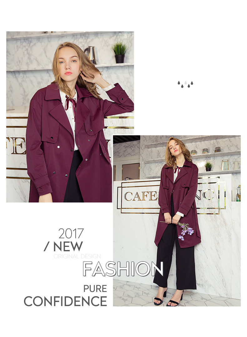 Trench pour femme LAGOGO    en Nylon - Ref 3226386 Image 8