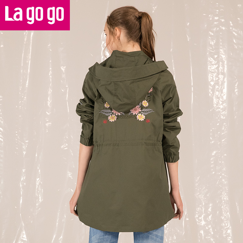 Trench pour femme LAGOGO    en Coton - Ref 3225683 Image 3